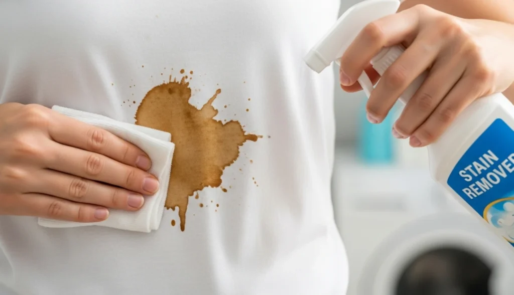 Como tirar manchas de caf da roupa com facilidade 2