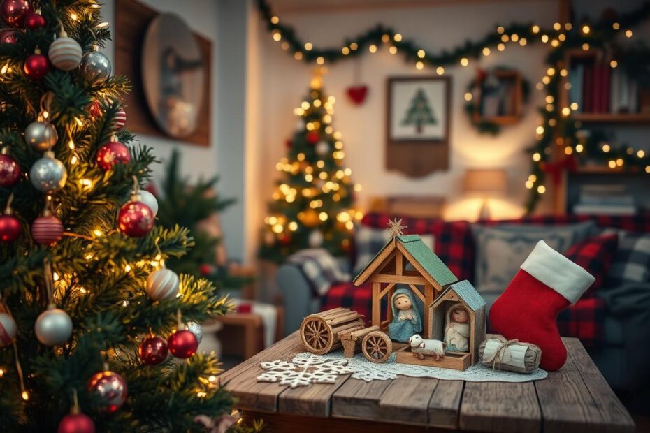 Decoração de natal simples e econômica